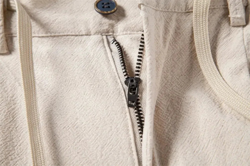 AIOPESON Casual Linen Men Trousers - ShopHub