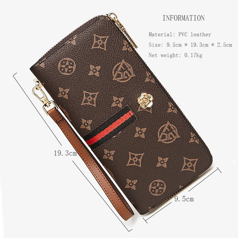 FOXER PVC Long Clutch Wallet