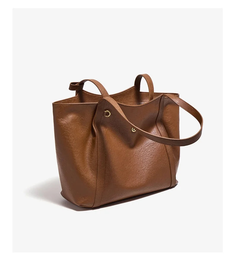 FOXER Women's Cow Leather Tote Shoulder Bag