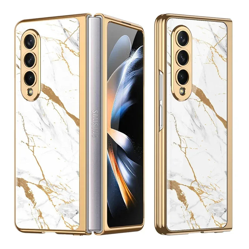 GKK Luxury Plating Frame Case for Galaxy Z Fold 3,4 & 5 - ShopHub