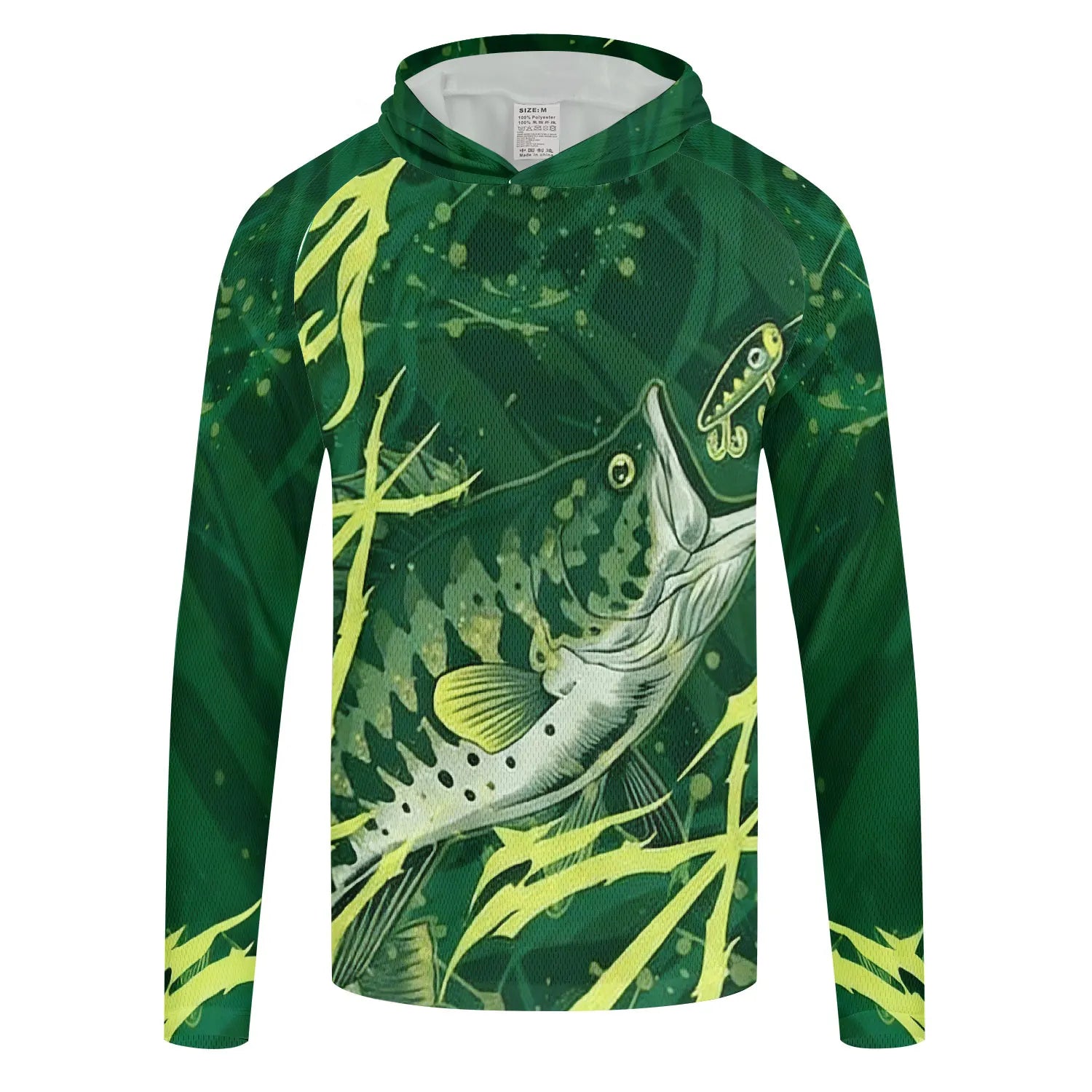Man's Outdoor Camouflage Moisture Wicking Fishing Tops