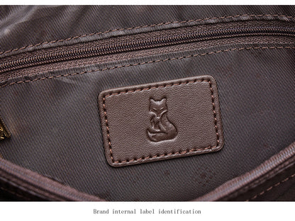 FOXER Vintage Suede Shoulder Bag