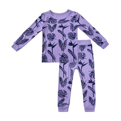 Kids Tales Dreamscape Bamboo-Blend Printed Zip Romper