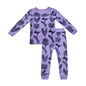 Kids Tales Dreamscape Bamboo-Blend Printed Zip Romper