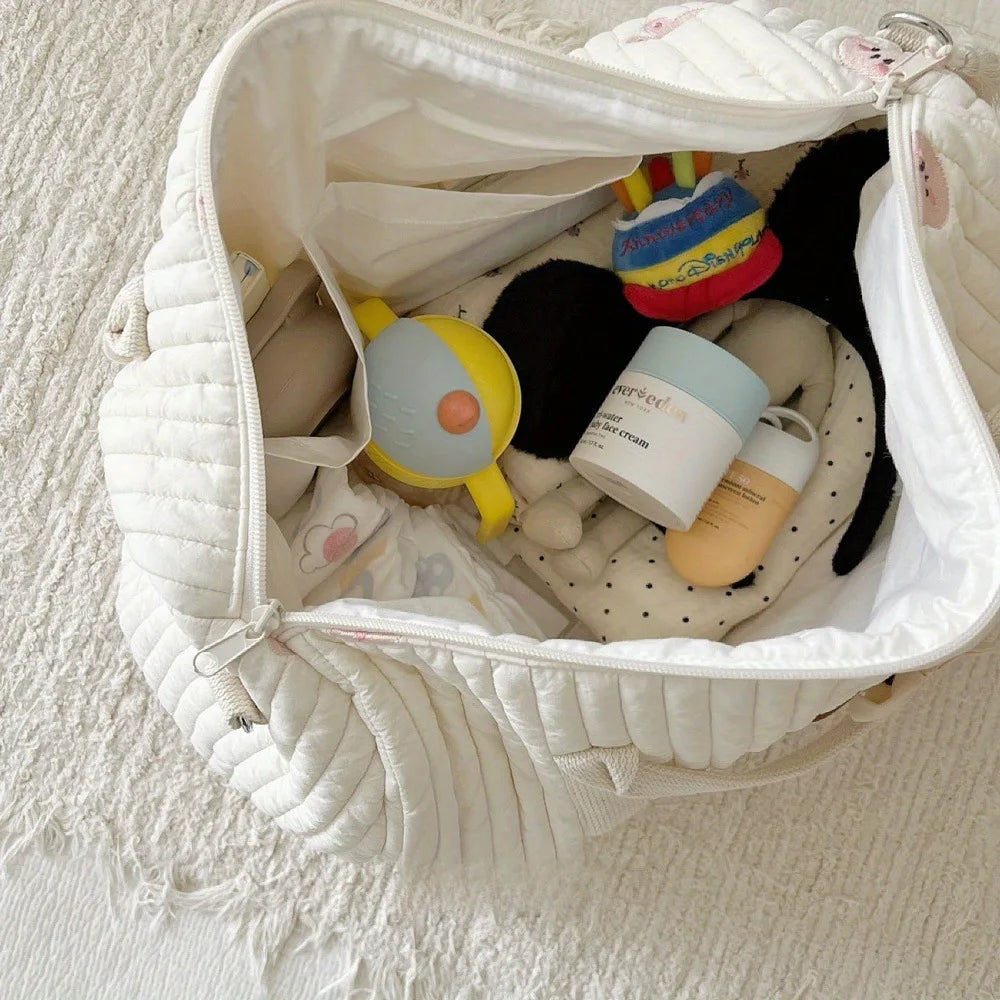 Large Mommy Bag Maternity Baby Diaper Storage Bag Large Capacity Baby Items Organizer Women Travel Bag Multi-functional Handbag