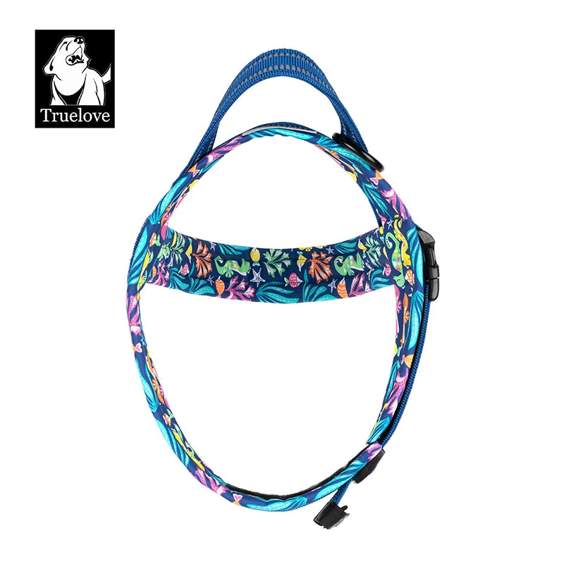 Truelove Floral Printing Mesh Padded Harness – Comfort and Style for Every Dog