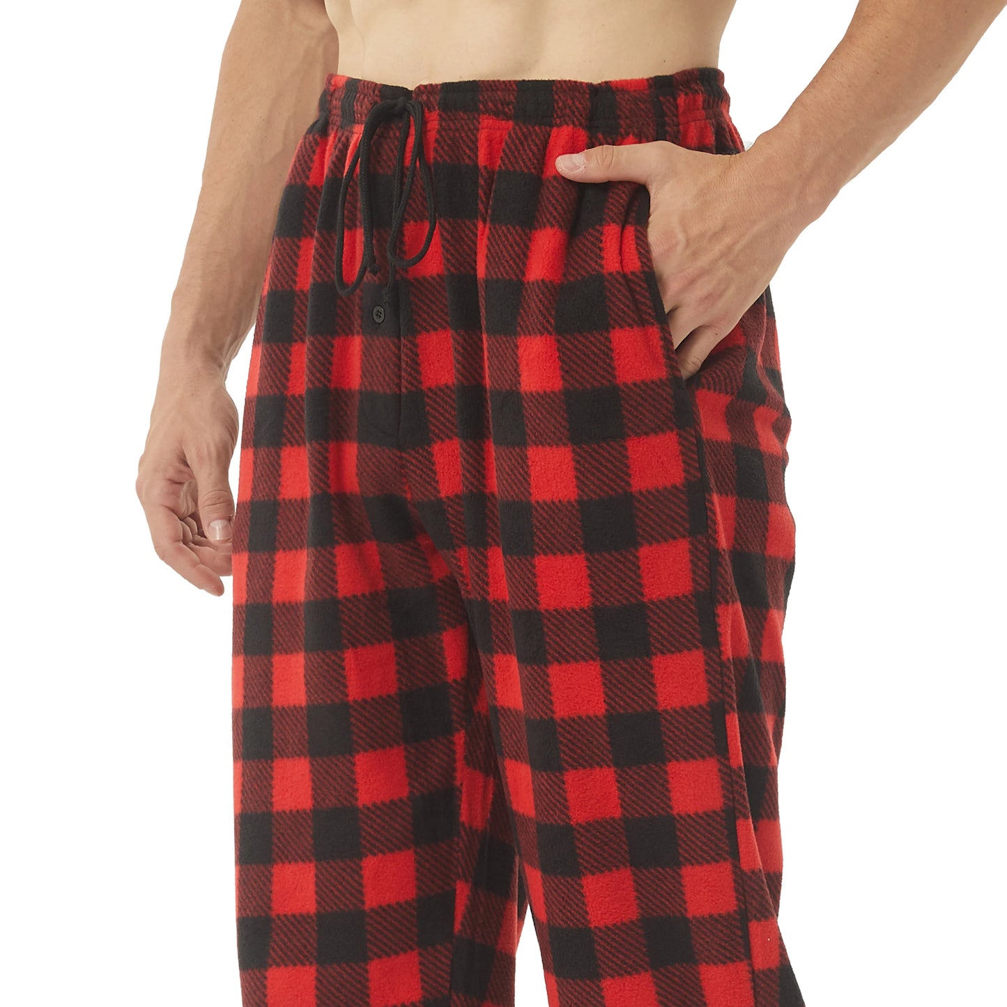 Comfortable Men's Fleece Pajama Pants - Soft, Warm, and Stylish Lounge Wear