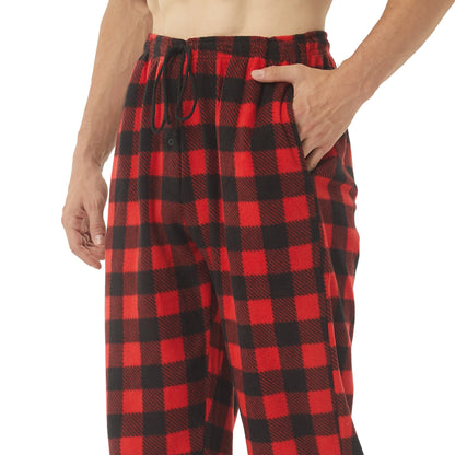 Comfortable Men's Fleece Pajama Pants - Soft, Warm, and Stylish Lounge Wear