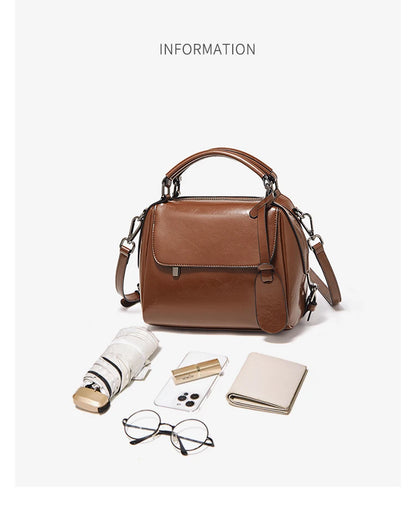 FOXER Split Leather Women's Handbag