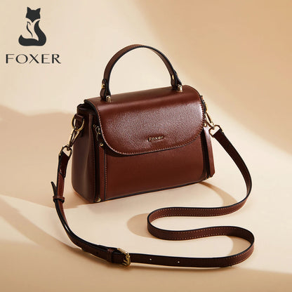 FOXER Brand Retro Women's Handbag