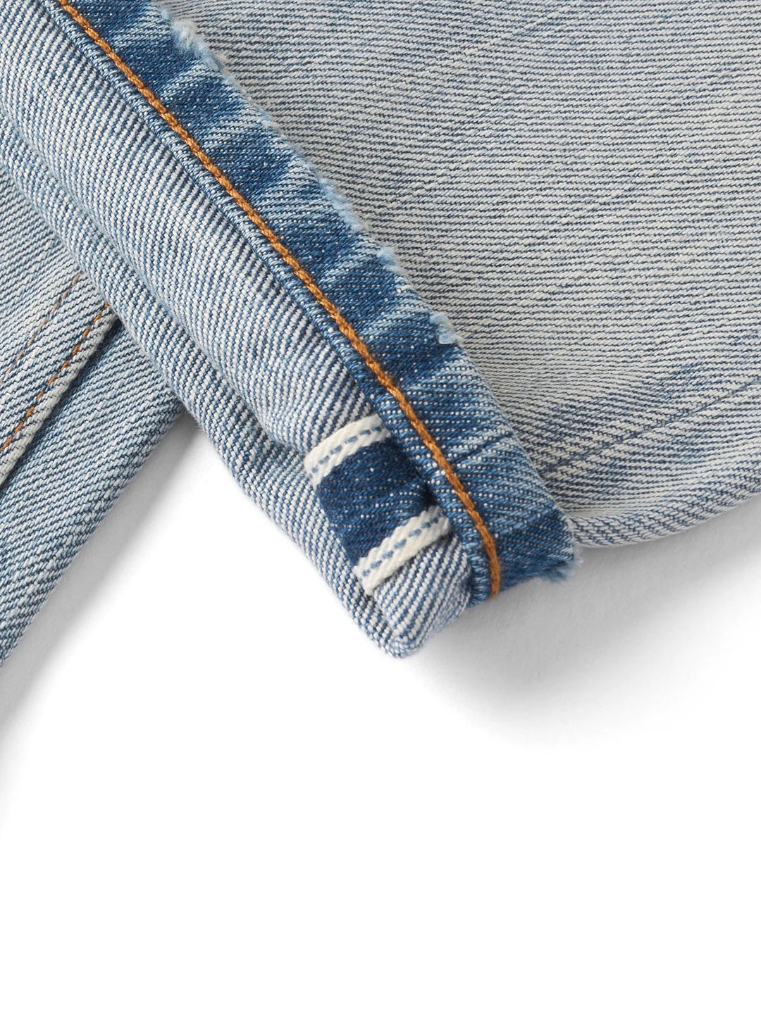 SIMWOOD High Standard 2026 Autumn New Loose Straight 14.3oz Selvedge Denim Jeans Men's Retro Washed Ripped Pants Vintage Trouser