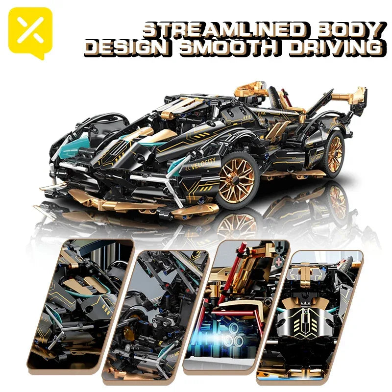TOYLINX Supercar Building Block Toy - ShopHub