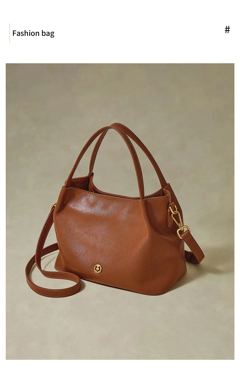 FOXER Genuine Leather Shoulder Bag