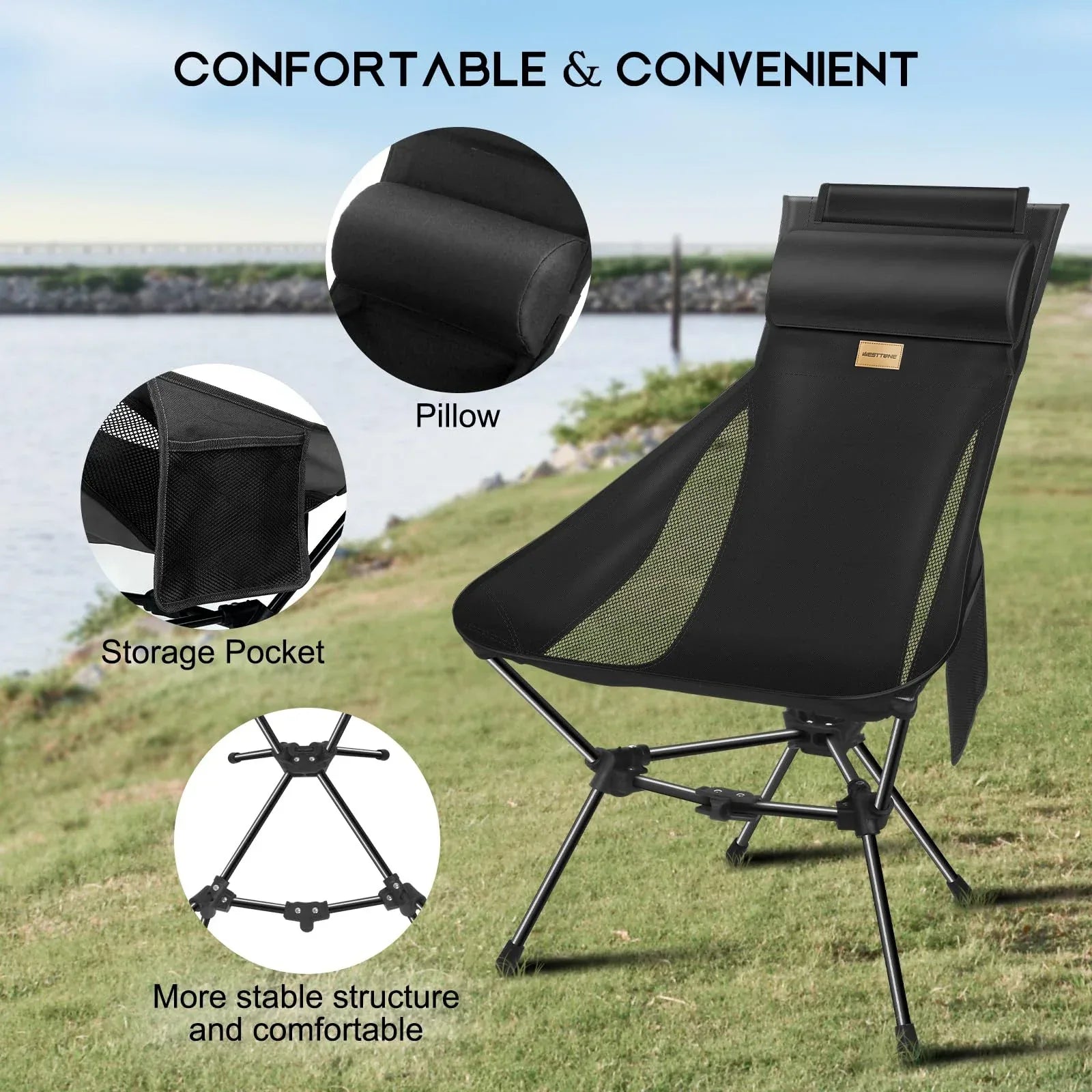 WESTTUNE Camping Moon Chair
