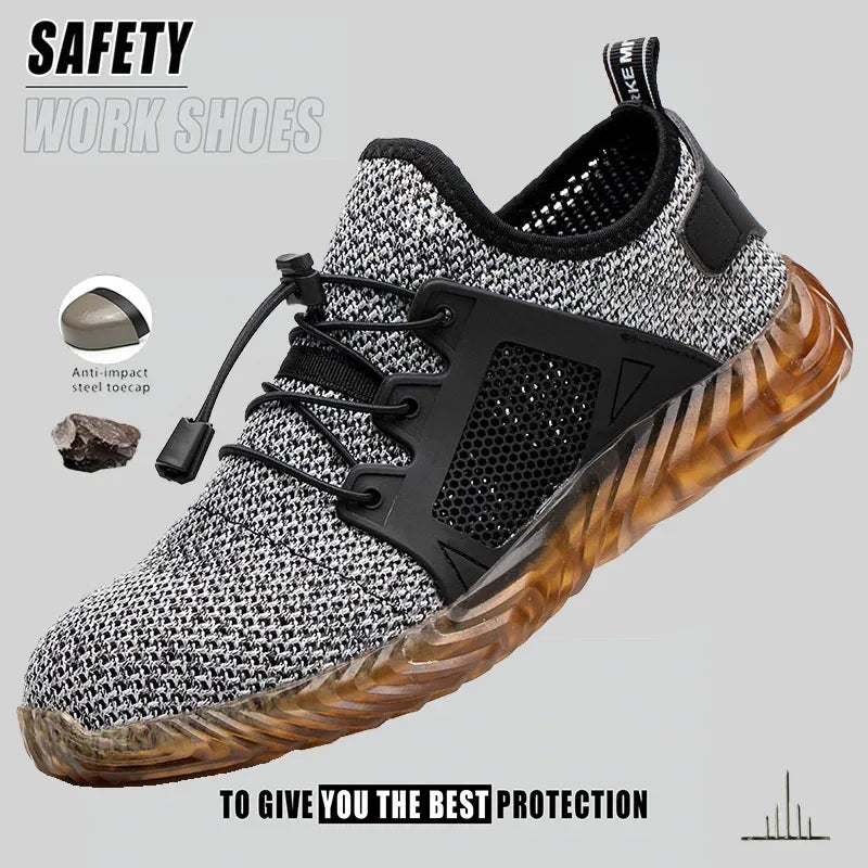 Kankeirr Men's Steel Toe Work Sneakers - ShopHub