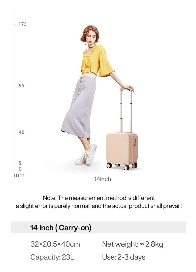 Mixi Compact 14-inch carry-on luggage