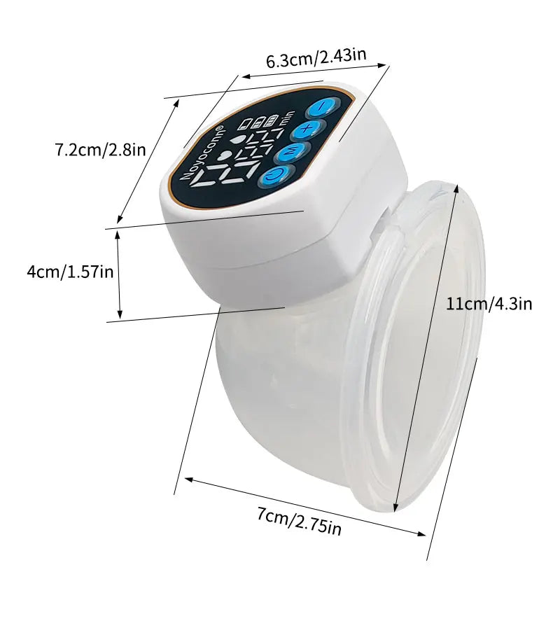 MAMIJOY Portable Double-sided Wearable Smart Breast Pump
