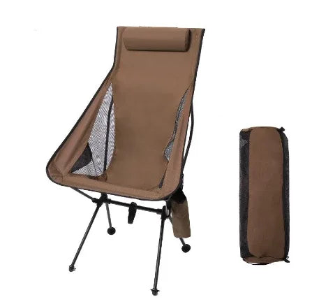 Westtune Portable Folding Camping Chair Brown