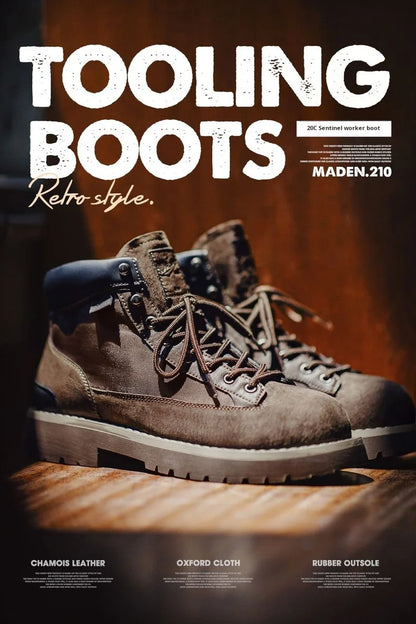 Maden Splice Suede Work Boots