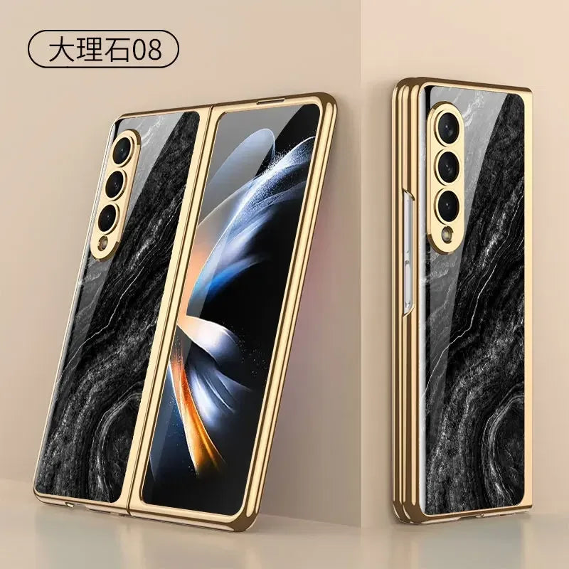 GKK Luxury Plating Frame Case for Galaxy Z Fold 3,4 & 5 - ShopHub