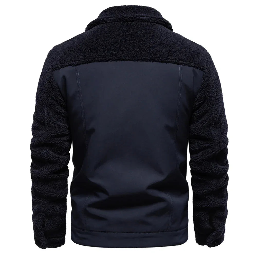 AIOPESON Men's Thick Sherpa Fleece Jackets - ShopHub