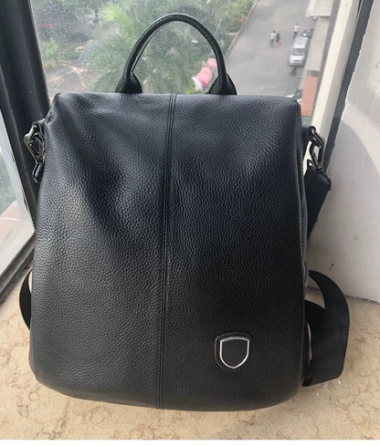 ZOOLER Hot Seller Women Cow Backpack 100% Genuine Leather Backpack Causal School Bags Travel Cowskin Female Backpacks#Z186