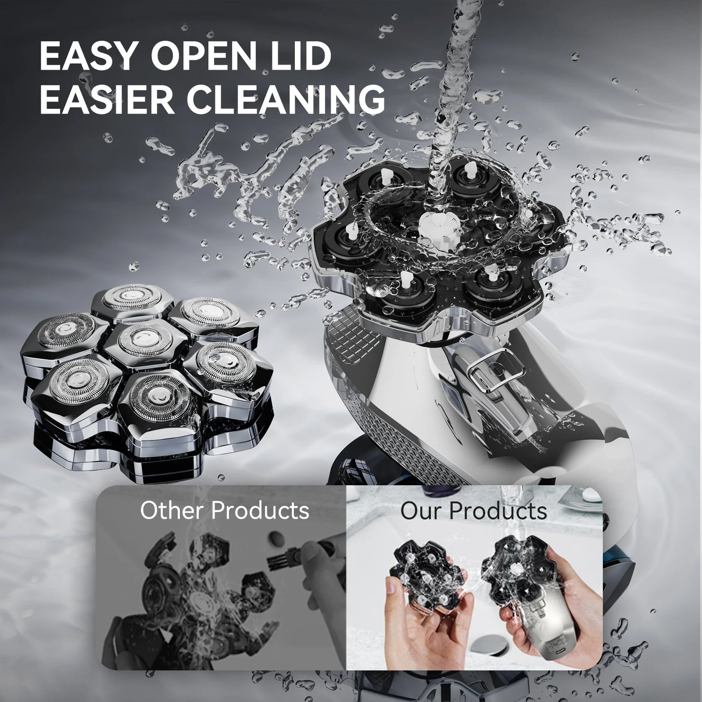 Kensen Razor Head Replacement for S18 5 in 1 Shaver Magntic Head