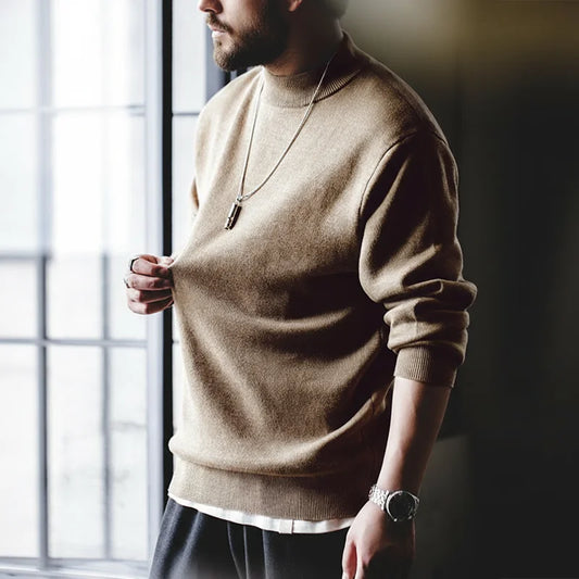 MADEN Mock-Neck Sweater | Four Colours