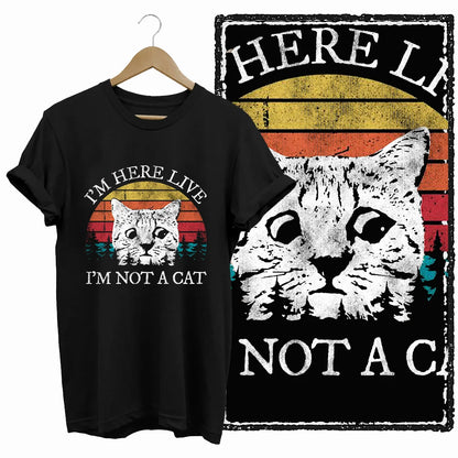 COOLMIND Cat Lover Graphic Cotton T-Shirt | Women's Relaxed Fit