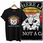 COOLMIND Cat Lover Graphic Cotton T-Shirt | Women's Relaxed Fit