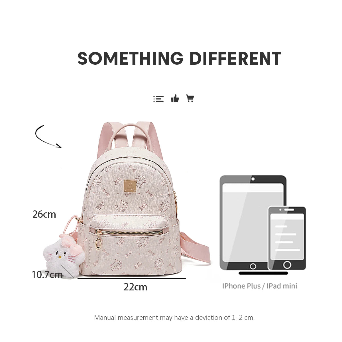 FOXER Brand PVC Leather Backpack Cute Embossing 2026 New Design Large Capacity School Bag Women's Fashion Travel Bags