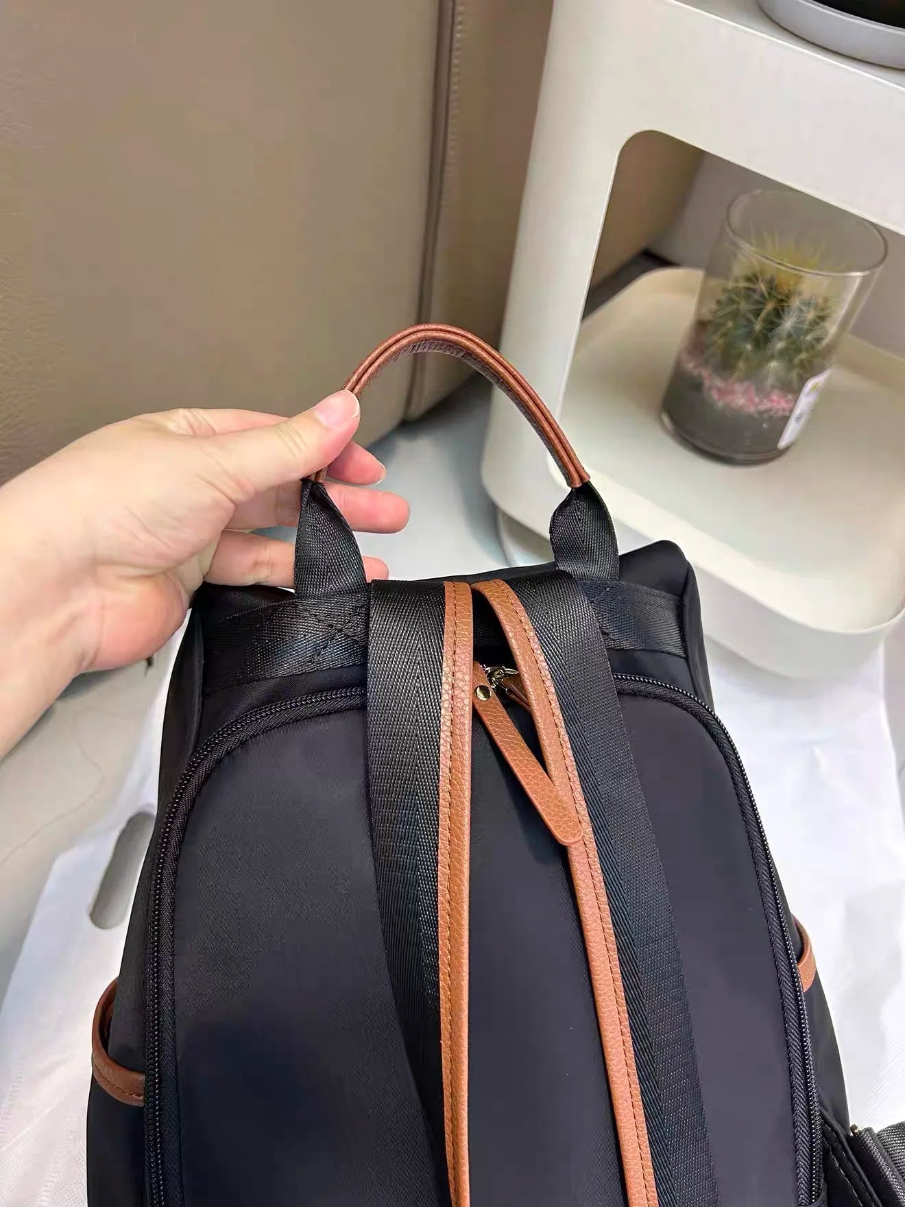 ZOOLER Oxford Leather Backpack