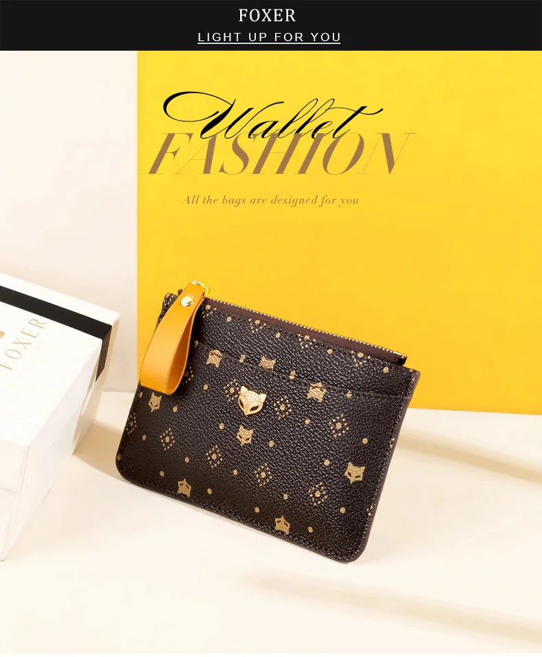 FOXER Mini Card Holder Wallet