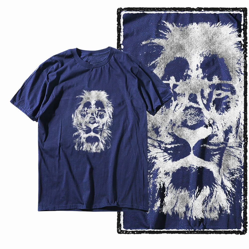 COOLMIND MAV Lion Graphic Cotton Tee
