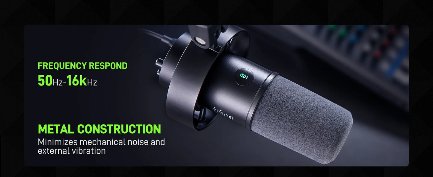 Enhance Your Audio Experience with the FIFINE Dynamic Microphone K688