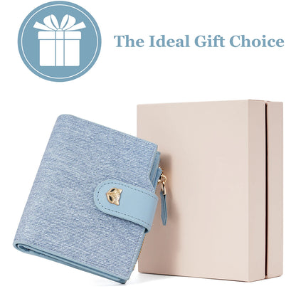 FOXER Women's Soft PU Leather Coin Wallet