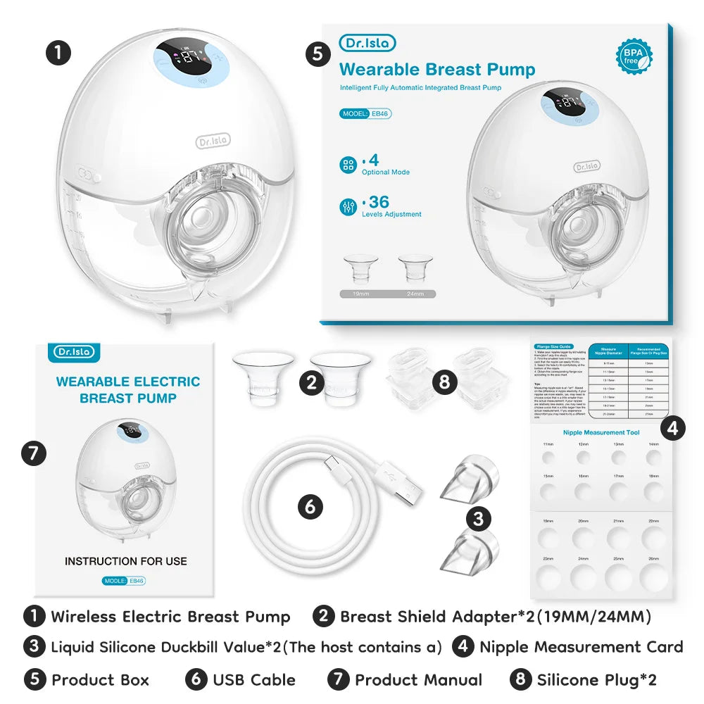 Dr.Isla EB46 Wearable Breast Pump