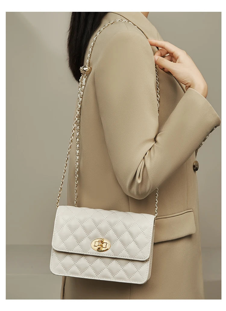 FOXER Split Leather Women's Shoulder & Crossbody Bag