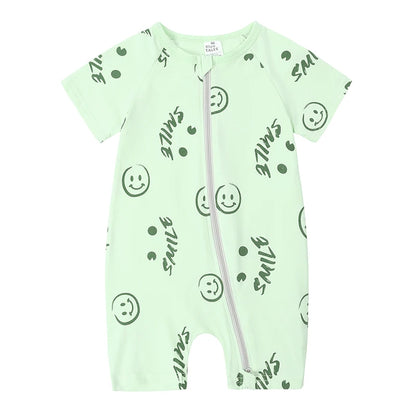 Kids Tales Sunshine Stories Cotton-Blend Printed Romper