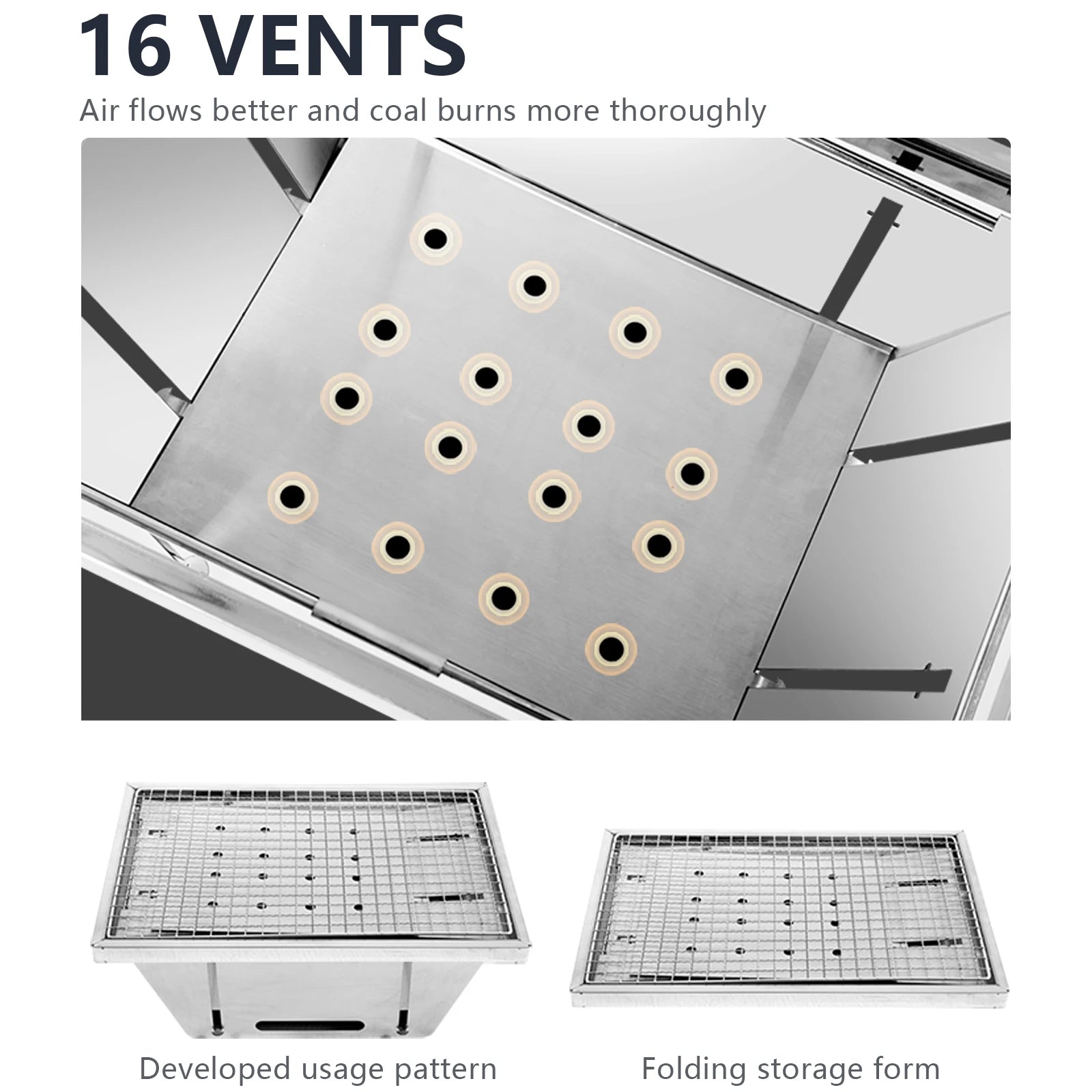 BISINNA Aluminum Alloy Custom Egg Roll Table