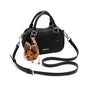 FOXER White Cowhide Leather Women's Shoulder Bag