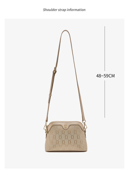 FOXER Luxury Embossed Crossbody Bag