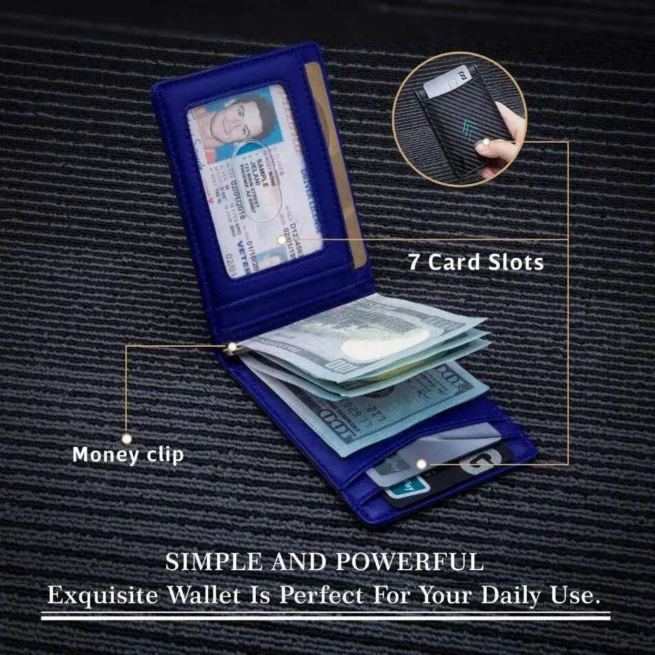 RFID Carbon Fiber Men's Wallet