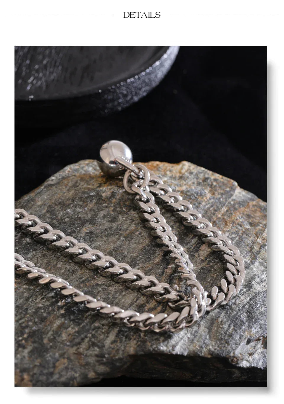 60cm High Quality Stainless Steel Chain Dumbbell Pendant Drop Necklace - ShopHub