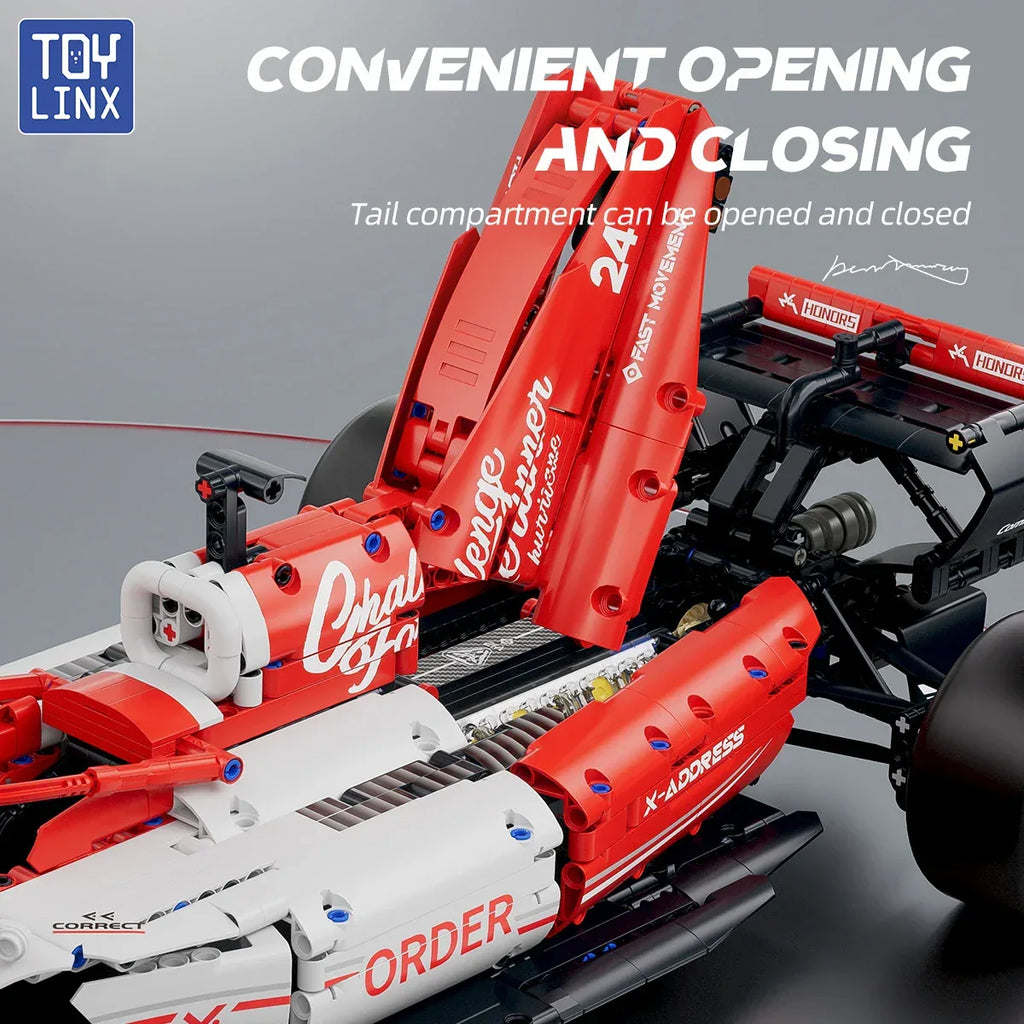 TOYLINX 1768PCS 1:8 F1 Race Cars Building Set - ShopHub