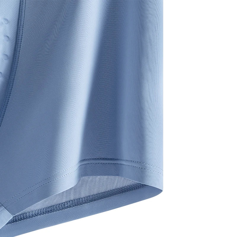 MiiOW Men's Ice Silk Underwear - 4Pcs Antibacterial Breathable Boxer Briefs