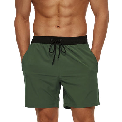 Men's ShopHub NZ summer boardshorts with breathable mesh lining, adjustable waist, zipper pockets, quick-dry fabric, in vibrant colors.