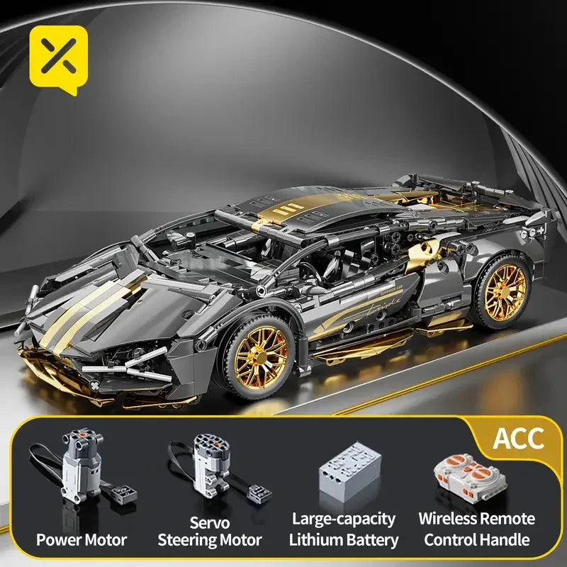 TOYLINX 1280Pcs Technical Building Blocks Racing Car Model - ShopHub