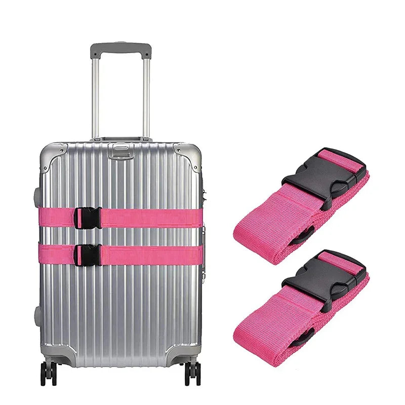 Adjustable Luggage Straps (Pack of 2, with 7 colours available) Habicare
