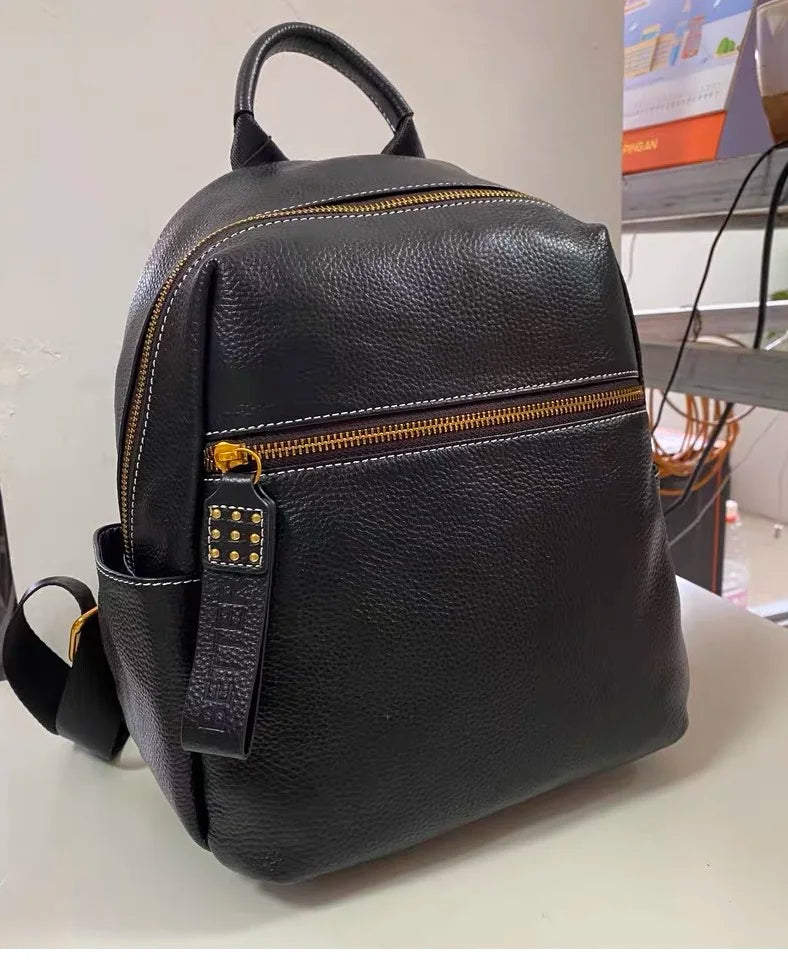 ZOOLER Top Sell Genuine leather Backpack Women Real Leather Travel Bags Style Backpack Soft Skin Female School Girl  Bags MY113